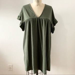 ASOS Maternity Green 100% Cotton Dress Size 16
